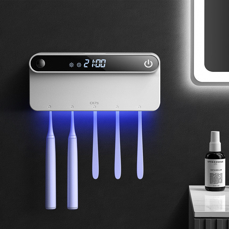 Wall-Mounted UV Smart Toothbrush Sterilizer