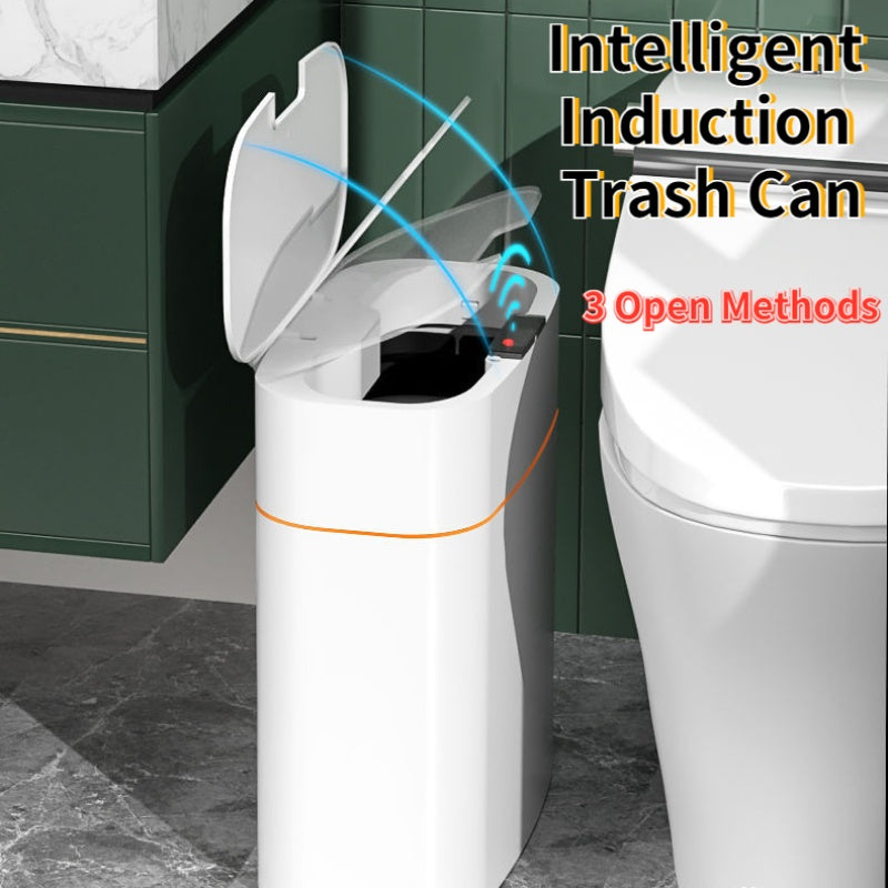 Automatic Smart Induction Trash Can With Lid