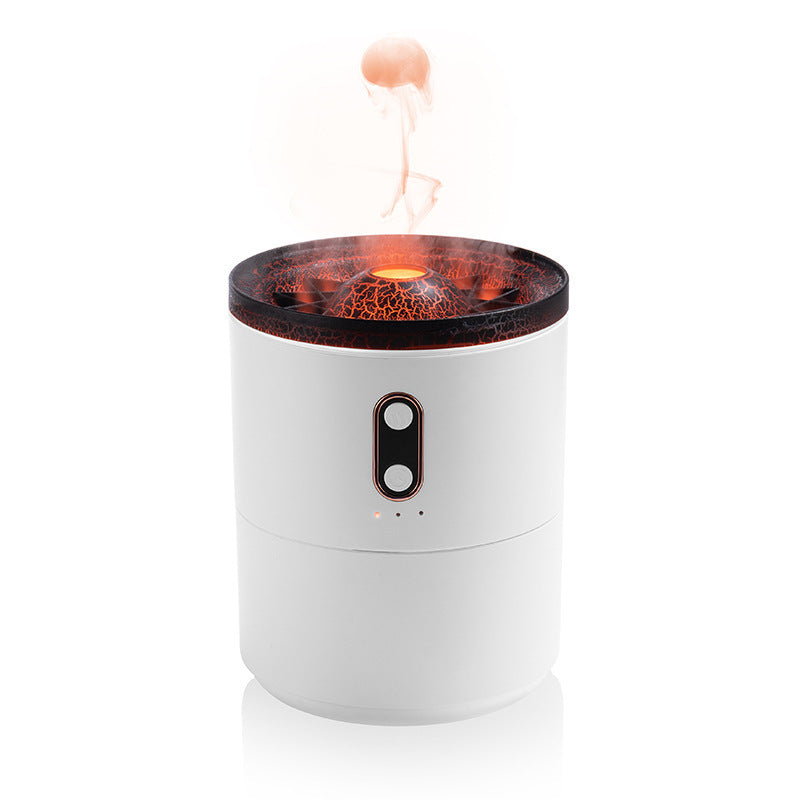 USB Portable Jellyfish Air Flame Aroma Humidifier