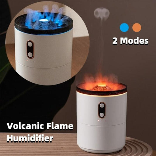 USB Portable Jellyfish Air Flame Aroma Humidifier